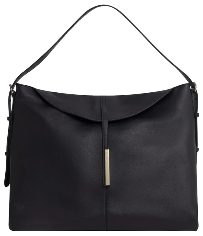 Ted Baker london bar detail leather slouchy bag, camel, one size