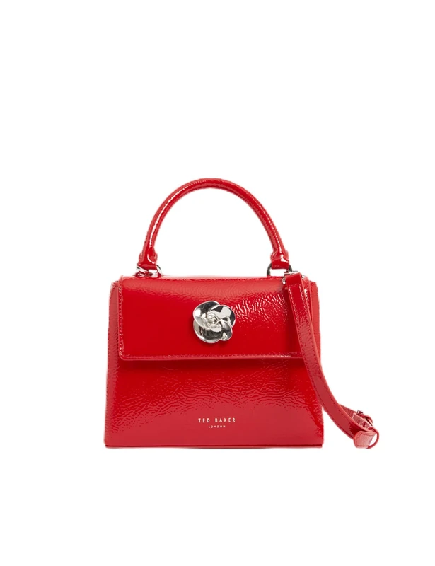 Ted Baker Women's S284041REDO/S Rose Detail Mini Crinkle Bag, RED