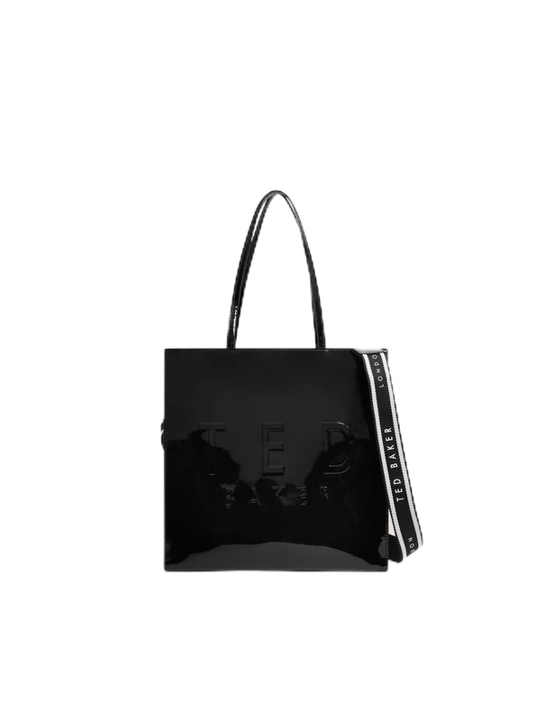 Ted Baker Women's S283615BLACKO/S Webbing Large Icon Bag, Black