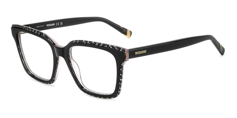 MISSONI MADE IN ITALY Unisex Adult Glasses, Black, ESTANDAR