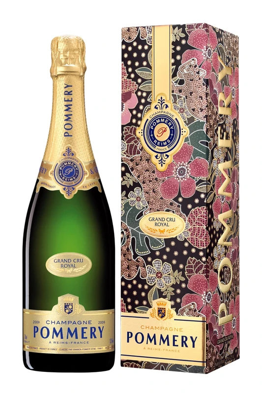 Pommery Grand Cru Vintage 2009 Champagne Gift Box,75 cl (Pack of 6)