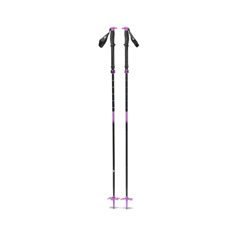 Black Diamond Unisex - Adult Expedition Compactor Ski Poles, Piton Purple, 110-135cm