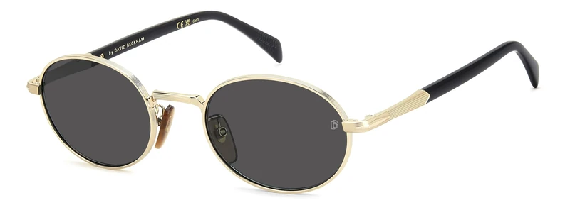 DAVID BECKHAM Unisex Adult Glasses, Gold Black_, ESTANDAR