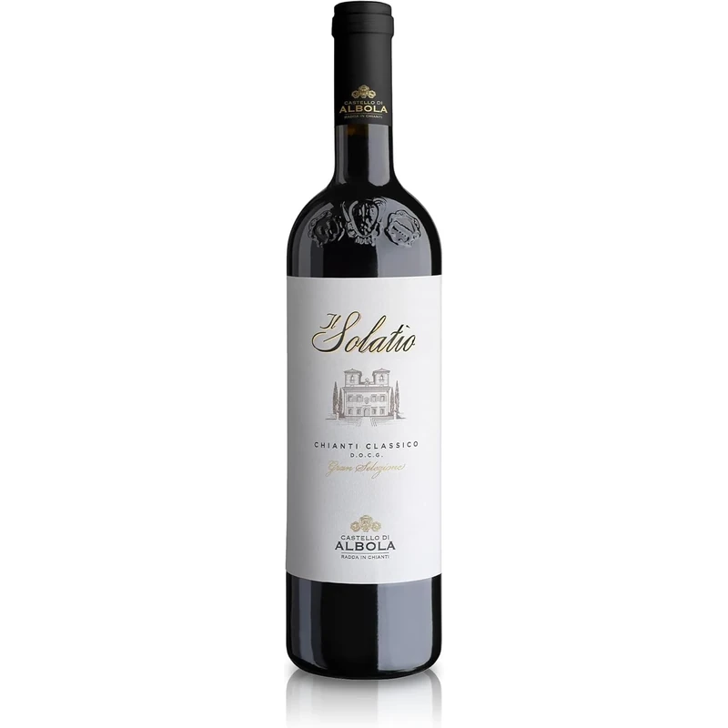 Castello di Albola II Solatio - Chianti Classico Gran Selezione Red Wine from Tuscany, Italy - 100% Sangiovese Grapes - 75cl / 750ml, 14% ABV (Pack of 6)