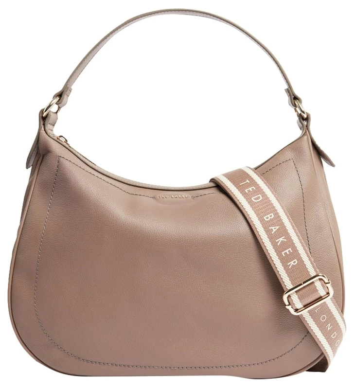 Ted Baker Women's Webbing Large Leather Hobo Bag - Black
