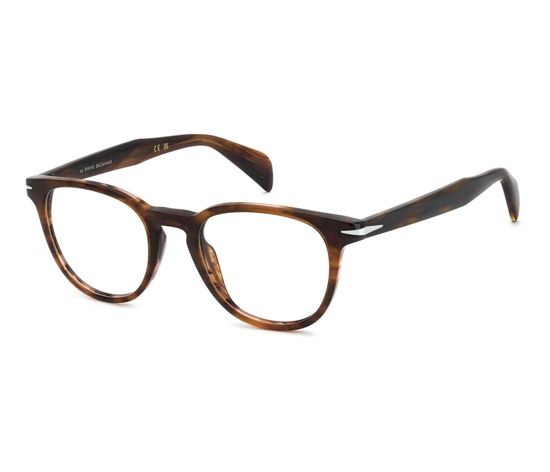 DAVID BECKHAM DB 1206 Glasses, Brown Horn, Standard Unisex Adult