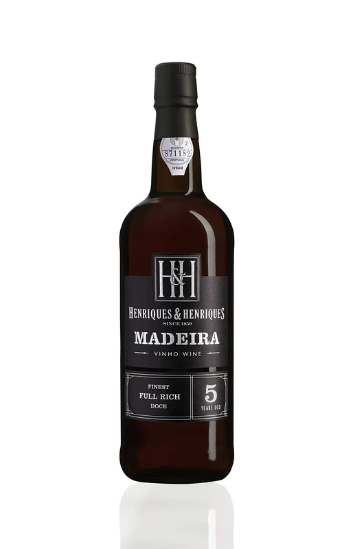 Henriques and Henriques 5 Year Old Finest Full Rich Maderia Wine | 50 cl (Pack of 6)