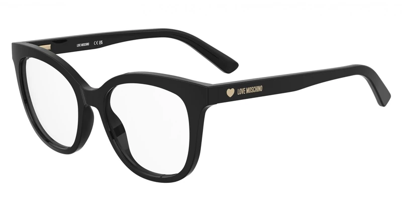 MOSCHINO LOVE MOL654 Glasses, Black, Standard Unisex Adult
