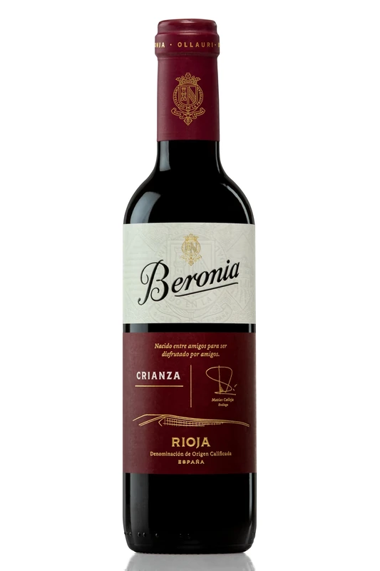 Beronia Rioja Crianza - Spanish Red Wine, Half Bottle, 37.5 cl (Pack of 6)