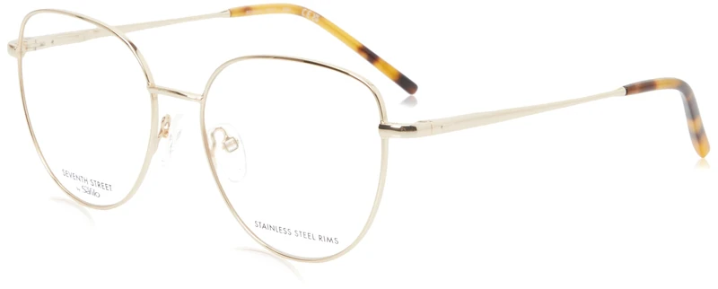 SEVENTH STREET 7A 614 Glasses, Gold, Standard Unisex Adult