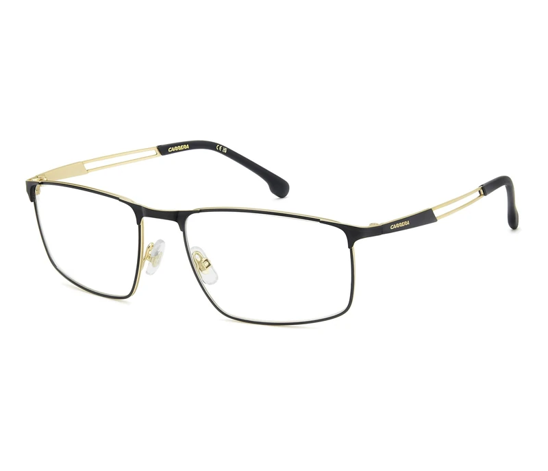 CARRERA 8925 Glasses, Black Gold, Standard Unisex Adult