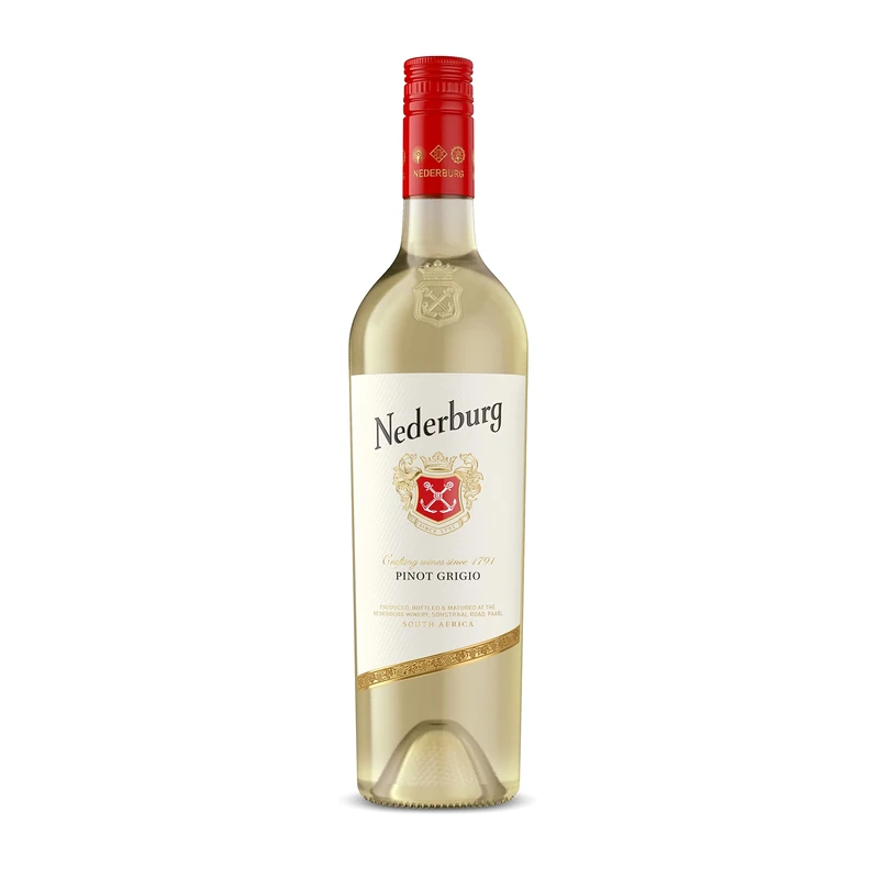 Nederburg Pinot Grigio, 75cl South African Pinot Grigio White Wine (Pack of 6)