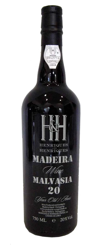 Henriques & Henriques 20 Year Old Malvasia Maderia Wine | 75 cl (Pack of 6)