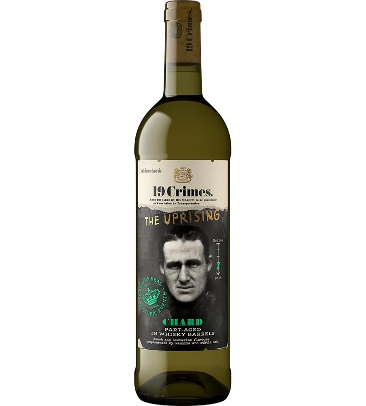 19 Crimes The Uprising White Wine, 75cl,packaging and alcohol content may vary (Pack of 6)