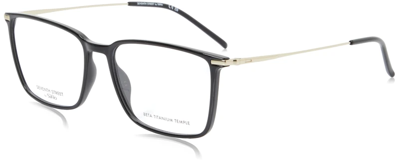 SEVENTH STREET 7A 142 Glasses, Black, Standard Unisex Adult
