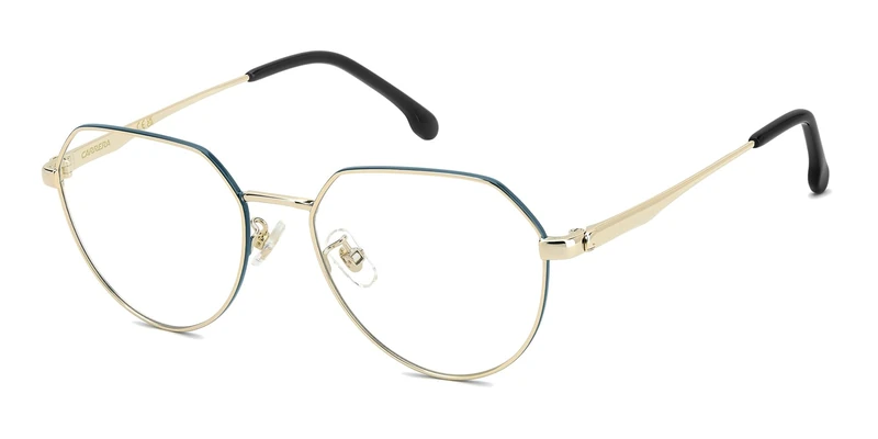 CARRERA OPT WOMAN Unisex Adult Glasses, Gold Teal, ESTANDAR