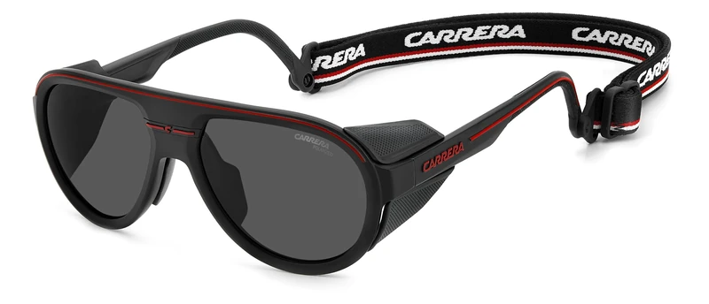 CARRERA SUN Unisex Adult Glasses, Matte Black Red, ESTANDAR