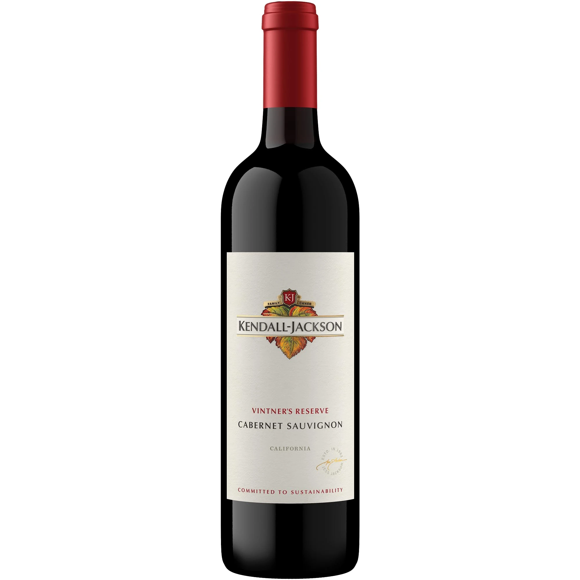 Kendall-Jackson Vintner's Reserve Sonoma County Cabernet Sauvignon Red Wine, 75cl (Pack of 6)