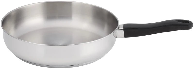 Judge Vista Stainless Steel Uncoated 28cm Skillet Frying Pan, Induction Ready, Oven & Dishwasher Safe