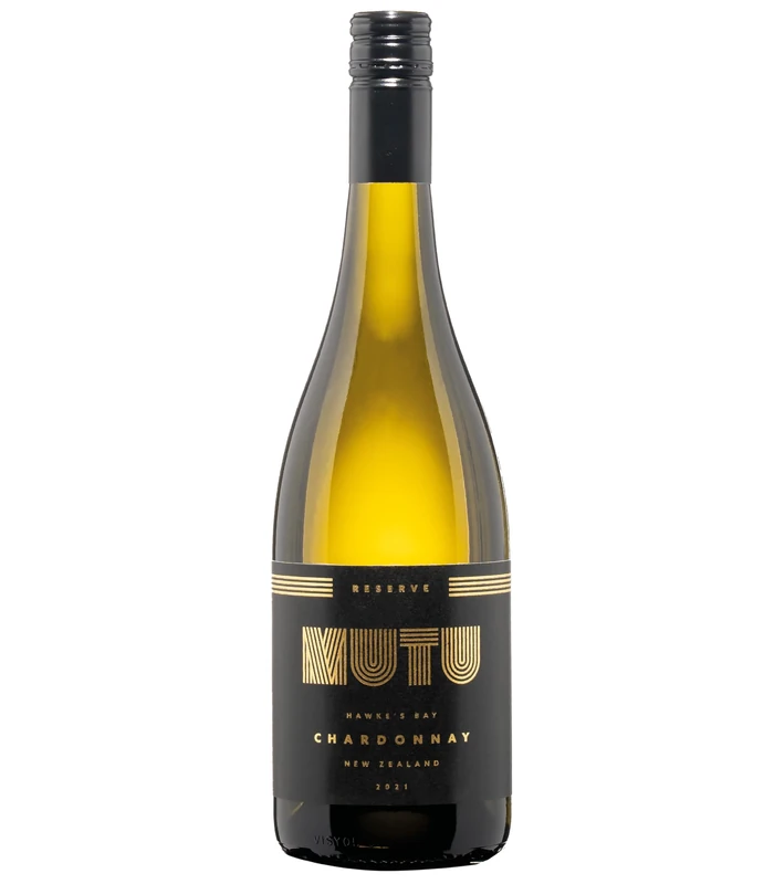 MUTU, Reserve Chardonnay, Hawkes Bay, New Zealand. 13.5% ABV (Pack of 6)