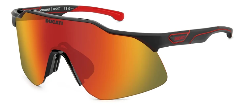 CARRERA DUCATI CARDUC 060/S Glasses, Matte Black, Standard Unisex Adult