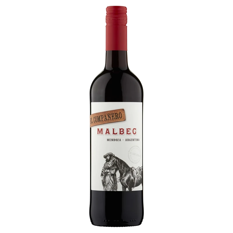 El Companero Malbec Mendoza, Argentinian Red Wine, 1 x 750ml (Pack of 6)