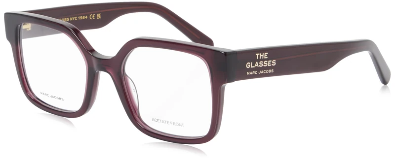 THE MARC JACOBS Unisex Adult Glasses, Burgundy_, ESTANDAR
