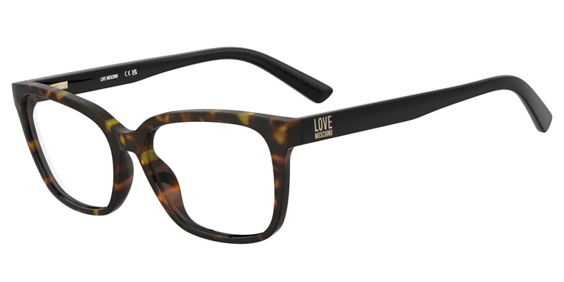MOSCHINO LOVE MOL669 Glasses, Havana, STANDARD Unisex Adult