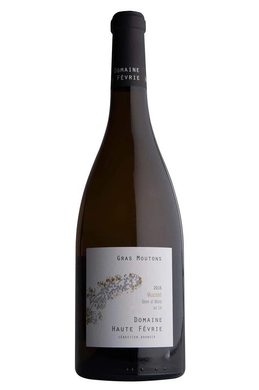 Domaine Haute Févrie, Muscadet Sèvre et Maine sur Lie Gras Moutons, Loire, French White Wine, 75 cl (Pack of 6)