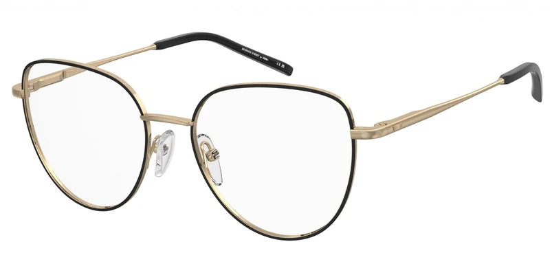 SEVENTH STREET 7A 614 Glasses, Gold Black, Standard Unisex Adult