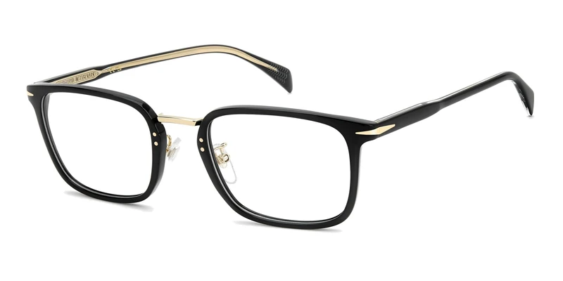 DAVID BECKHAM DB 1211/G Gafas, Black Gold, Estandar Unisex Adult