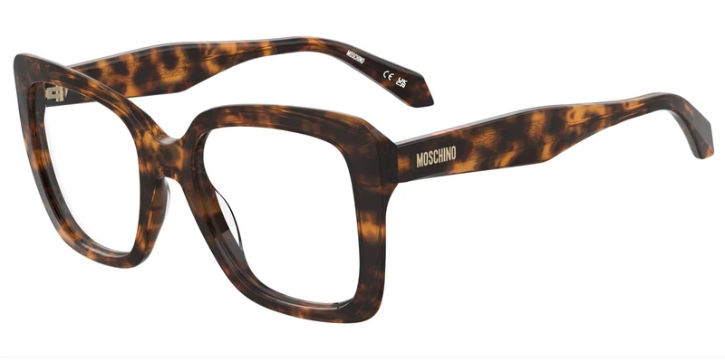 MOSCHINO MOS658 Glasses, Havana, STANDARD Unisex Adult