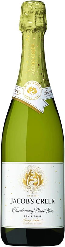 Jacobs Creek Sparkling Chardonnay Pinot Noir Non Vintage, 75 cl (Pack of 6)