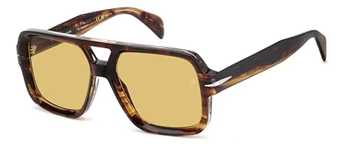 DAVID BECKHAM DB 7151/S Gafas, Brown Horn, Estandar Unisex Adult
