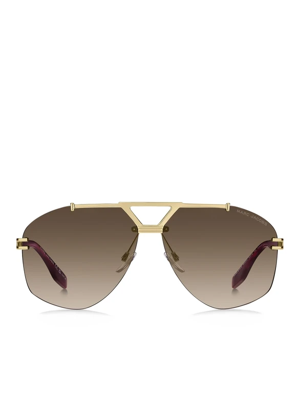 THE MARC JACOBS Unisex Adult Glasses, Gold Burgundy, ESTANDAR