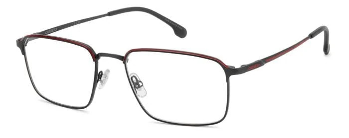 CARRERA 8927 Glasses, Matte Black Red, Standard Unisex Adult