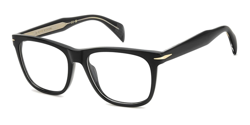 DAVID BECKHAM DB 1208 Glasses, Black, Standard Unisex Adult