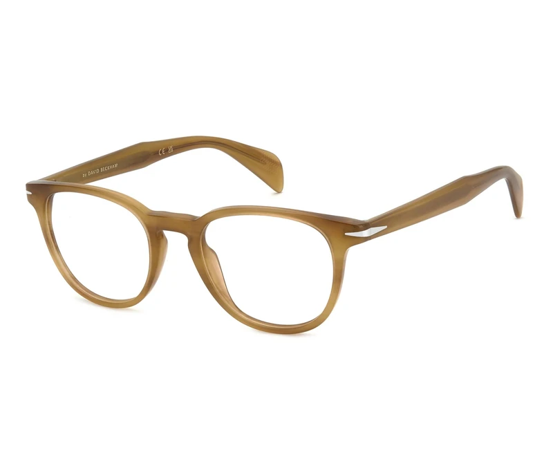 DAVID BECKHAM DB 1206 Glasses, Yellow Horn, Standard Unisex Adult - Image 1