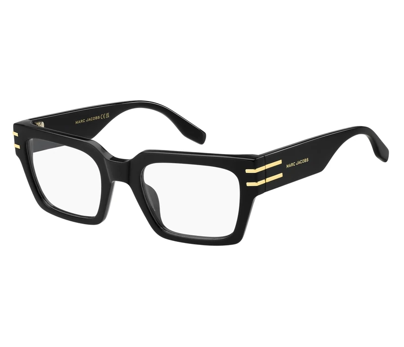 THE MARC JACOBS Unisex Adult Glasses, Black Gold, ESTANDAR