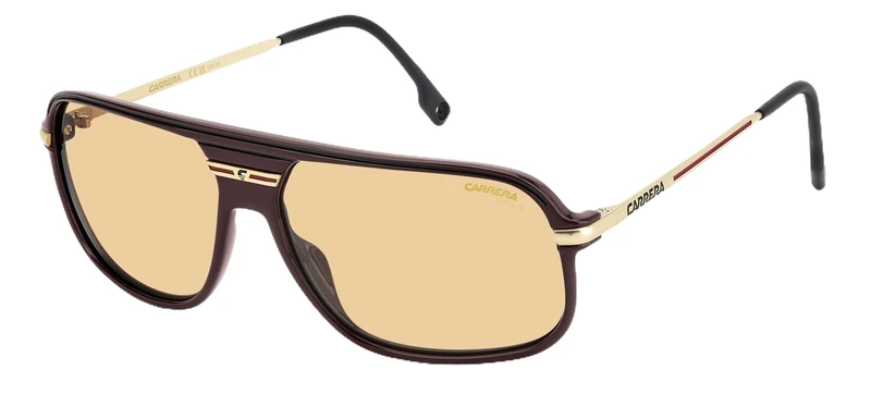 CARRERA SUN Mixed Gafas, Burgundy Gold, ESTANDAR