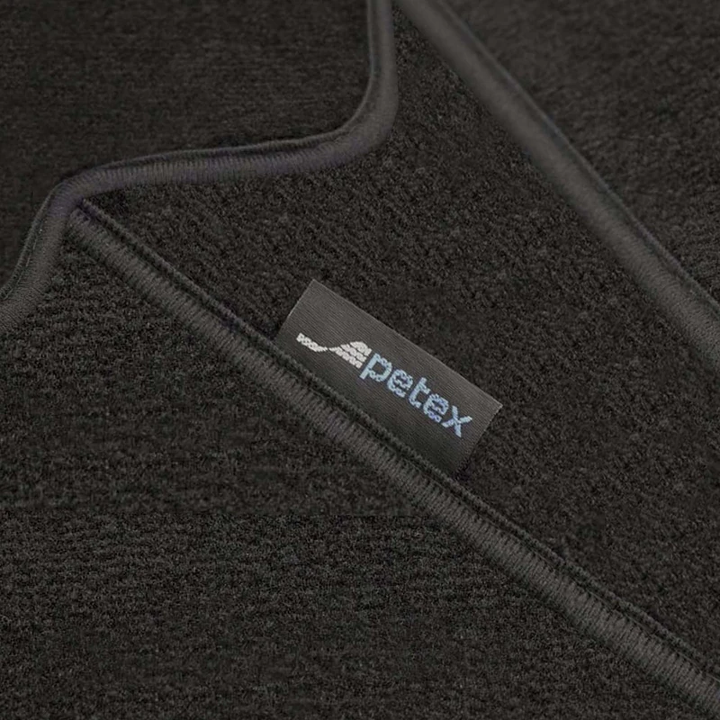 PETEX Car Floor Mats Fit for BMW X3 (G45) from 11/2024, Car Mat Set in Velour - Monza Black, 4-Piece