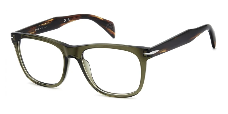 DAVID BECKHAM DB 1208 Glasses, Olive Havana, STANDARD Unisex Adult