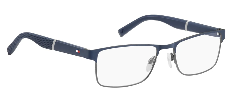 TOMMY HILFIGER TH 2041 Gafas, Matte Blue Ruthenium, Estandar Unisex Adult