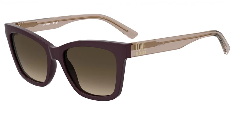 MOSCHINO LOVE MOL096/S Gafas, Plum, Estandar Unisex Adult - Image 1