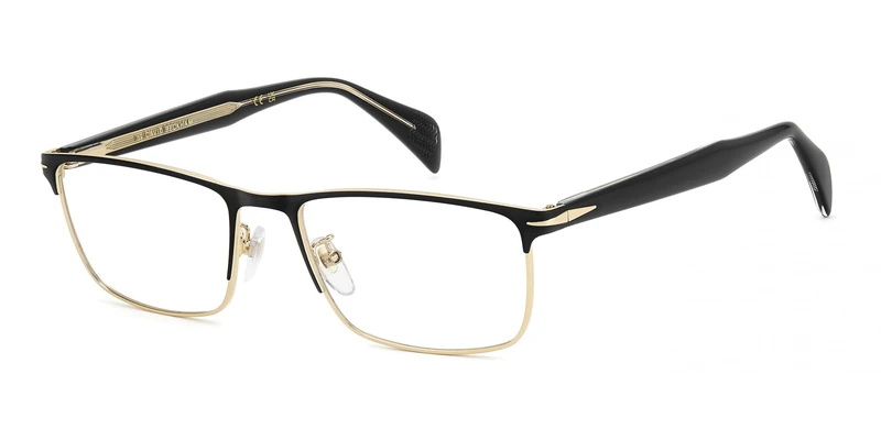 DAVID BECKHAM Unisex Adulto DB 1209 Gafas, Matte Black Gold, Standard - Image 1