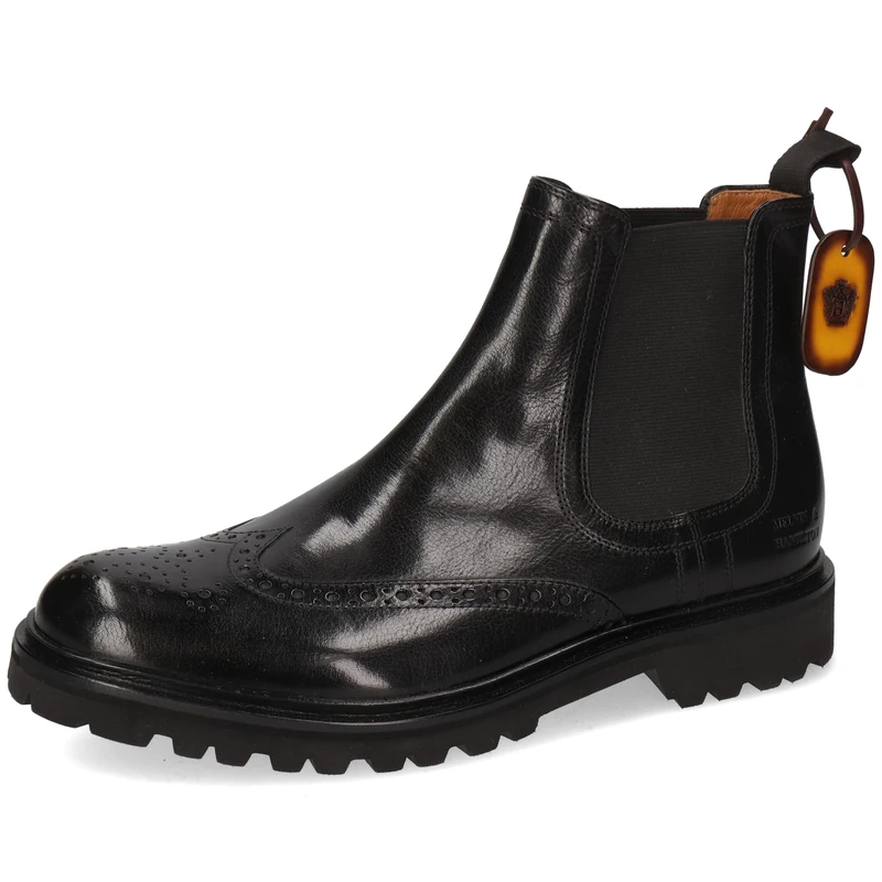 Melvin & Hamilton Men's Pierce 15 Chelsea Boot, Black, 10.5 UK - Image 1