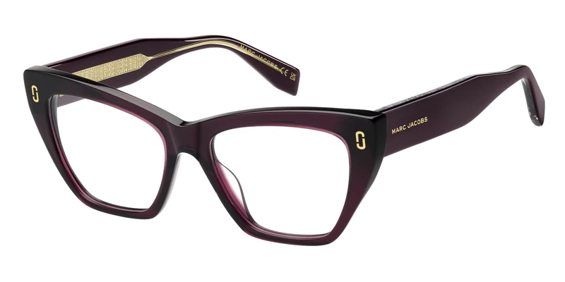 MARC JACOBS MJ 1129 Glasses, Burgundy, Standard Unisex Adult