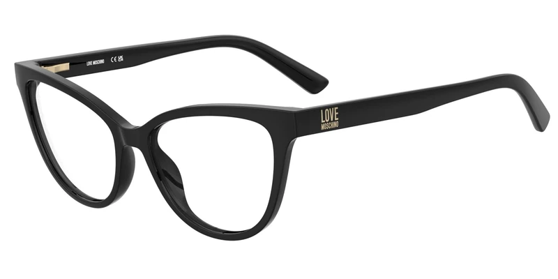 MOSCHINO LOVE MOL659 Glasses, Black, Standard Unisex Adult