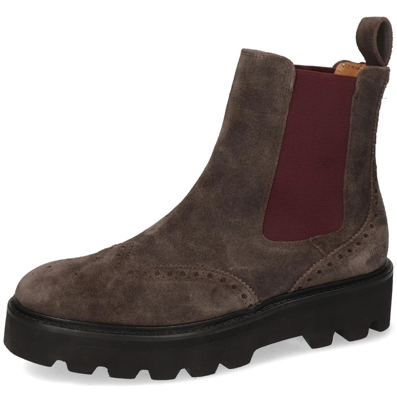 Melvin & Hamilton Women's Sally 112 Chelsea Boot, Brown, 6 UK