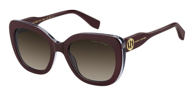 THE MARC JACOBS Marc 852/S Glasses, Burgundy, Standard Unisex Adult